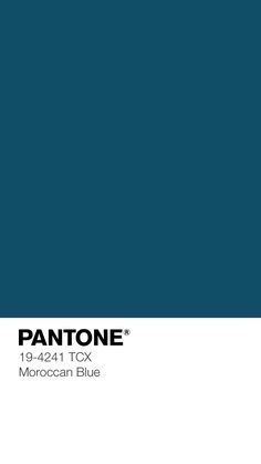 pantone's blue color is shown in this image