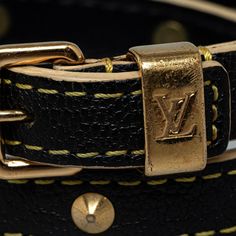 Product Details: Black Louis Vuitton Studded Suhali Double Wrap Bracelet. This bracelet features a studded suhali leather body. 15.9" L x 0.4" W x 0" D. Serial number SN0064. Condition: . Good.  Lock Scratched. Embellishment Rusty/Tarnished, Scratched.  Please note this is a  item that may display signs of wear consistent with the condition listed above and shown in photos. Designer Revival s this is an  Black Louis Vuitton Studded Suhali Double Wrap Bracelet   .   Please allow up to 2 weeks for delivery of this item. Have questions? Contact us today: Email: bagsalora@gmail.com ** . Learn more about our shipping & return policy. Black Louis Vuitton, Display Signs, Double Wrap Bracelet, Bags Designer Fashion, Exclusive Bag, Fendi Bags, Chanel Handbags, New Bag, Dior Bag