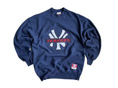 Rare Vintage 90's New York Yankees MLB  Embroidered Crewneck Sweatshirt XL   Rare Yankees World  Crewneck  Great vintage shape Super soft and comfy  Made in USA Any questions feel free to reach out Yankees Hoodie, 90s New York, Embroidered Crewneck, New York Yankees, Mlb, Crewneck Sweatshirt, Vintage 90s, Made In Usa, Crew Neck Sweatshirt