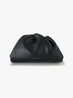 A classic day-to-night favorite from FREYA ESTEPHAN. Clutch * Outer and inner lining made of 100% leather * Dimensions (Width, Depth, Height):    -Mini: 22 x 5.5 x 13 cm     -Medium: 31 x 7 x 18 cm  * Magnetic frame closure. Gold finish * Loops for optional shoulder strap or chain   NEW, with tags and box. Color: Black Magnetic Frame, Box Color, Leather Mini, Leather Clutch, Clutch Handbag, Gold Finish, Evening Bags, Purses And Handbags, Clutches