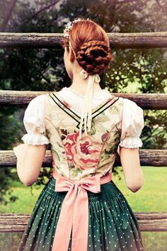 Austrian Clothes, German Outfit, German Dress, Polka Dot Skirt, Dot Skirt, Folk Costume, Mode Vintage, Traditional Dresses