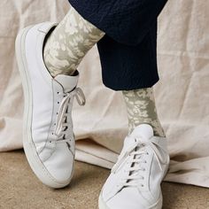 Psst…it's time to refresh your top drawer with a new pair of socks (like our Incognito Floral Dress Socks). | Men's Tie Bar: Incognito Floral Sage Dress Socks - Mens, In Sage Green, Cotton Pastel Socks, Beach Socks, Sage Green Dress, Floral Socks, Wedding Socks, Sage Dress, Men's Tie, Tie Bar, Pastel Floral