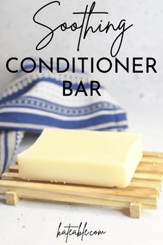 Easy 5-Ingredient DIY Conditioner Bar Recipe - Homemade Conditioner Bar, Diy Conditioner Bar, Diy Hair Conditioner, Homemade Shampoo Bar