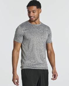 ACTIVE CREW T-SHIRTS: Elevate your workout gear with our pack of 5 men's athletic workout shirts. These camisas Para hombres provide the perfect blend of comfort and performance, whether you're in the gym, running on the track, or just doing errands. ATHLETIC STYLE: Look and feel great in the gym with our pack of 5 active workout t-shirts in solid colors. Perfect for layering or wearing alone, these shirts will give you the confidence you need to excel your workouts and lead in the gym. WORKOUT Technical Crew Neck T-shirt For Training, Gray Crew Neck T-shirt For Light Sports, Athletic Heather Activewear For Light Sports, Short Sleeve, Functional Short Sleeve Activewear In Athletic Heather, Sporty Athletic Heather T-shirt With Moisture-wicking, Athletic Heather Moisture-wicking T-shirt For Gym, Gray Go-dry T-shirt For Workout, Gray Athletic Fit T-shirt For Training, Athletic Heather Short Sleeve Activewear For Gym