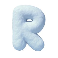 the letter k is made out of cotton