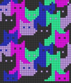 an image of a colorful pixellated pattern