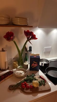 the kitchen counter is clean and ready for us to use