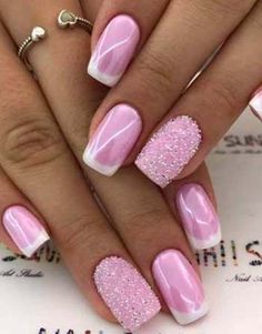 Looking for latest nails designs to show off on special occasions and parties? Just visit here and find a lot of latest pink nail arts and designs for short and medium nails in 2019. We assure for gorgeous hands' look with these fresh pink nails in this these days. Nails Images, Pink Nail Art Designs, Bridal Nail Art, Nagellack Trends, Fancy Nails Designs, Pink Nail Art, Best Nail Art Designs, Nails Spring