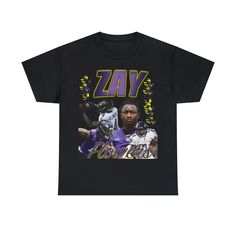 Zay Flowers Shirt Baltimore Ravens Graphic T-Shirt Zay Flowers is one of the most exciting young wide receivers in the league and has quickly gotten a ton of buzz for this upcoming NFL season.  .: Classic fit .: Tear-away label .: Runs true to size Zay Flowers, Style Graphic Tee, Nfl Season, The League, T Shirt Style, Baltimore Ravens, 90s Style, Ravens, 90s Fashion