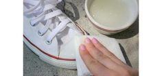 How to Clean White Converse (with Pictures) | eHow @joliehowland Clean White Converse, How To Clean White Converse, Timeless Shoes, White Converse, Household Hacks, Ugg Boots, Tennis Shoes, Snow Boots, Keep It Cleaner