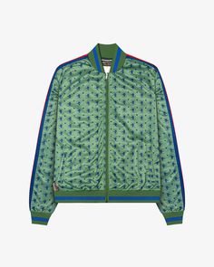 See details below Boxing Style, A Monogram Logo, Ring Upgrade, Email Branding, Pants Green, Fashion Industry, Monogram Logo, Track Jacket, Green Jacket