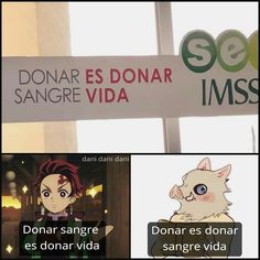 an image of a sign that says donar es donar vida in spanish