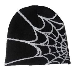 PRICES MAY VARY. Soft and cozy fabric. One size fit most. 100% handmade, Crochet beanie hat for women. Y2k aesthetic beanies for women. Y2k accessories. Occasion：Best choice for casual, office, party, date, school, street wear and homecoming or casual everyday. Service: Any question let us know and we will serve you within 24 hours. Web Beanie, Gothic Spider, Y2k Hat, Spider Pattern, Cooler Style, Y2k Accessories, Festival Camping, Punk Vintage, Winter Hats For Men