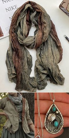 Linen Looks, Girly Grunge, Closet Redo, Boho Cozy, Scarf Ideas, Boho Style Outfits, Linen Clothing, Advanced Style, Boho Girl