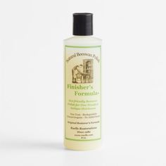 An artisan's compound unites natural beeswax and selected natural oils in a wood-care formula you can trust for your finest furniture. Antique furniture restorer Gene Ruelle is behind this all-natural, non-toxic furniture polish that comes in a convenient shampoo cap bottle. Simply apply a small amount of furniture polish with a soft cloth and rub with the grain of the wood, let stand a few minutes and buff to your desired sheen.   • Natural oils and beeswax  • All natural, non-toxic  • Made in Shampoo Cap, Beeswax Polish, Green Clean, Furniture Polish, Furniture Antique, Wood Care, Household Tips, Green Cleaning, Monogrammed Items