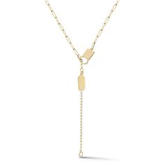 18K yellow gold Betty Lariat necklace with .16ctw and 22" in length. Gold Lariat Necklace, Lariat Necklace, Have Fun, Gold Diamond, Charms, Diamonds, Yellow Gold, Yellow, Gold