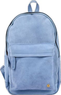 Casual Leather Backpack For On-the-go, Casual Leather Softback Backpack For On-the-go, Casual Blue Leather Backpack With Zipper, Casual Leather Softback Backpack With Adjustable Strap, Casual School Backpack With Leather Lining, Casual Soft Leather Softback Backpack, Casual Softback Soft Leather Backpack, Casual Blue Leather Backpack With Adjustable Strap, Casual School Backpack With Leather Backing