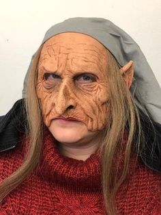 Johnny, Old Man Latex Face Mask - Zagone Studios, LLC Goblin Witch, Evil Clown Mask, Witch Mask, Old Man Mask, Zombie Mask, Old Hag, Facial Toning, Zombie Walk, Supernatural Beings