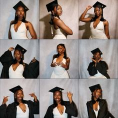 #blackgirl Black Graduation Photoshoot, Hair Graduation Ideas, Black Outfit Photoshoot Ideas, Graduation Black Women, Convocation Outfit Graduation, Black Woman Graduation, Convocation Photoshoot, Graduation Look Makeup