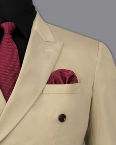 Embrace your inner bond in this double-breasted Blazer. French crown is here to add a sophisticated touch to your wardrobe with this piece. Spy gadgets not included. In addition to being constructed from Imported Superior Fabrics, French crown Blazers are built with top quality components and thoughtful construction. Wool Blend: 70% wool and 30% terylene. These Blazers are a great all-around choice. They are breathable, soft, warm, hypoallergenic, easy to clean, moisture wicking and flame resist Designer Blazers For Men, Spy Gadgets, Blazer Designs, Breasted Blazer, Double Breasted Blazer, Blazers For Men, Double Breasted Suit, Hazelnut, Double Breasted