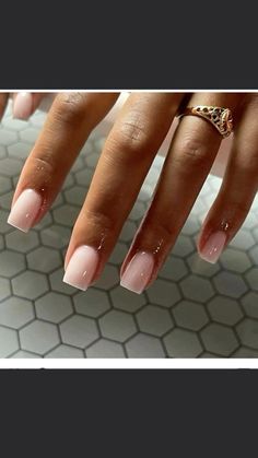 Blush Nails, Work Nails, Short Square Acrylic Nails, Acrylic Nails Coffin Short, Short Acrylic Nails Designs, Neutral Nails