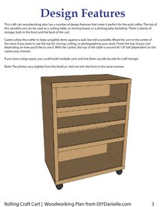 the woodworking plan for a bookcase is shown with instructions to make it easier