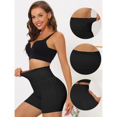 The high waist design provides firm control for your tummy and waist. These shorts will help you look and feel good. Please choose from multiple sizes and colors to find the perfect fit and style for you. Whether you're at home, working out, or traveling, this shapewear can provide you with a good experience. Elevate your body type and make you naturally look comfortable in your skin and body. High Waist Shapewear Shorts With Built-in Bra, Black High Waist Shapewear With Built-in Bra, Black Shapewear With Built-in Shorts And Sculpting Fit, High Waist Shapewear With Built-in Bra For Workout, High Waist Sculpting Shapewear Shorts, Sculpting High Waist Shapewear Shorts, High-waisted Shorts Shapewear, High Stretch Shapewear With Medium Bust Support, Fitted High-waisted Shapewear Shorts