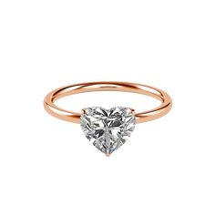 metal:rose_gold show_it Solitaire Diamond Engagement Ring, Timeless Symbol, Heart Engagement Rings, The Ivy, Diamond Education, Solitaire Diamond, Diamond Solitaire Engagement Ring, Diamond Set, Cherished Memories