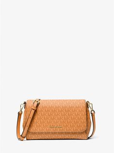 Medium Logo Convertible Crossbody Bag | Michael Kors Logo Flap Shoulder Bag For Travel, Travel Shoulder Bag With Logo And Flap, Travel Shoulder Bag With Flap And Logo, Everyday Flap Bag With Logo, Classic Crossbody Bag With Logo, Logo Crossbody Bags For Travel, Logo Crossbody Travel Bag, Logo Crossbody Bag For Everyday Use, Convertible Crossbody Bag