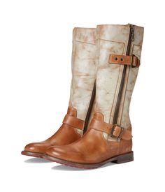 PRICES MAY VARY. Switch up your seasonal ensemble with this gorgeous mid-calf boot Leather upper with strap and buckle details for interest 12" shaft height Side YKK® zip closure Lightly cushioned footbed Woman Bedding, Lug Boots, Bed Stu, Low Block Heels, Goodyear Welt, Mid Calf Boots, Mid Calf, Leather Boots, Block Heels