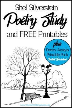 the poetry study and free printables includes four books, including one for children