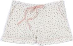 Feminine White Pajama Shorts For Loungewear, Cute White Shorts For Pajama Party, Cute Short Sleepwear For Loungewear, Feminine Pajama Shorts, Feminine Cotton Pajama Shorts, Feminine Loungewear Pajama Shorts, Feminine Short Length Pajama Shorts For Loungewear, Feminine Pajama Shorts For Loungewear, Feminine Daywear Pajama Shorts