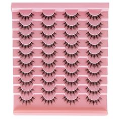 PRICES MAY VARY. Pack of 20 pairs included: Each purchase includes a pack of 20 pairs of eyelashes. This generous quantity allows you to have a sufficient supply of lashes for multiple uses, ensuring you always have a fresh pair on hand. 4 styles available: There are four different style available, allowing you to choose the one that best suits your desired look. Whether you prefer a natural, dramatic, or glamorous appearance, there is a style to match your preferences. DD Curl Russian Eyelashes Russian Eyelash Extensions, Russian Eyelashes, Natural Dramatic, Lash Strips, Lashes Extensions, Natural Eyelashes, Fake Lashes, Eye Lashes, Strip Lashes