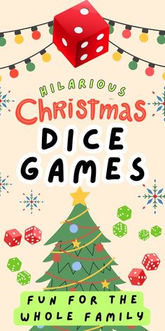 christmas dice games fun for the whole family by various people, including children and adults