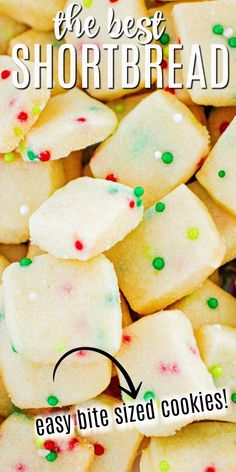 the best shortbread cookies are easy to make