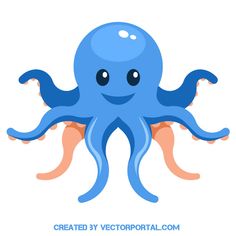 an octopus is smiling with its eyes closed