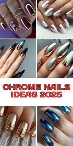 Chrome Nails Colors, Fall Chrome Nails, Chrome Nail Colors, Black Chrome Nails, Chrome Manicure, Acrylic Nail Designs Coffin, Pink Chrome Nails, Lilac Nails, Chrome Nails Designs