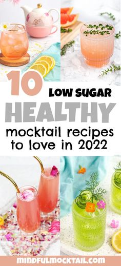 the top ten low sugar healthy cocktails to love in 2020