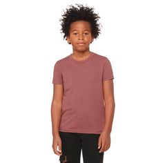 Bella + Canvas Youth Jersey Short-Sleeve T-Shirt - 3001Y, Bella + Canvas, 3001Y, HEATHER MAUVE, XL, T-Shirts, Cheap Short Sleeve T Shirts For Youth, 4.2 oz., 100% Airlume combed and ring-spun cotton, 30 singles; Heather CVC/Blend Colors: 52% airlume combed and ring-spun cotton, 48% poly (Ath. Heather - 90% airlume combed and ring-spun cotton, 10% poly); Neon Colors: 3.6 oz., 52% airlume combed and ring-spun cotton 48% poly, 40 singles; Black Heather CVC: 90% airlume combed and ring-spun cotton 1 Rainbow Baby Onesie, Baby Christmas Onesie, Security Shirt, Custom Baby Onesies, Christmas Onesie, Christmas Tree Shirt, Tree Shirt, Black White Pink, Toddler Tees