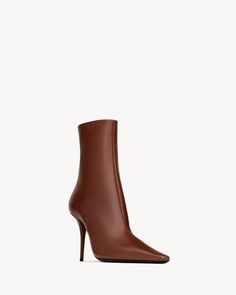 Discover Aesthetic, Aesthetic Brown, The Saint, Boot Bag, Smooth Leather, Classy Outfits, Saint Laurent, Shoes Heels, Online Store