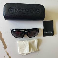 These Are The Vintage Dead Stock 2000’s Chrome Hearts Sunglasses. They Are New I’ve Only Worn Them A Few Times & Come With Dust Wipe, Dust Case And Manual! Original Price: ~1000 Open To Reasonable Offers <3 Chrome Hearts Iphone Case, Chrome Heart Glasses, Chrome Hearts Zip Up, Chrome Hearts Sunglasses, Chrome Hearts Zip Up Hoodie, Hogwarts Outfits, Heart Accessories, Chrome Hearts, Sunglasses Vintage