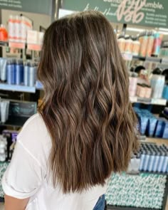 Partial Light Brown Highlights, Simple Natural Highlights, Light Brown Hair By Hair Pattern, Dark Brown Hair With Tiny Highlights, Brunette Soft Highlights, Natural Highlights For Brown Hair Straight, Scattered Highlights Brunette, Super Subtle Highlights, Brunette Hair Subtle Highlights