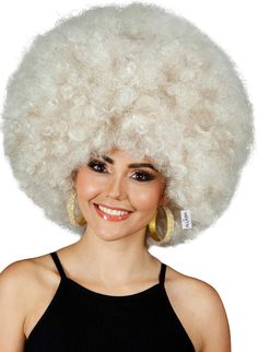 PRICES MAY VARY. UNISEX 70's DISCO OUTFIT WOMEN AFRO BLONDE COSTUME WIG : Our huge jumbo afro wigs are perfect additions to you 60s & 70's costumes accessories for men and women. A TRUE REALISTIC WIG: We manufacture all ALLAURA Wigs using MatteSilk Fiber so your synthetic wig is naturally softer, with better hair coverage and more realistic than other costume wigs you’ve seen today. We photograph our own models in-house, so you get to see how true-to-life our natural looking wigs fit. ADJUSTABLE Disco Outfit Women, Afro Disco, 70s Afro, 70s Disco Outfit, Blonde Afro, 70s Costume, Disco Costume, Afro Wig, Natural Looking Wigs