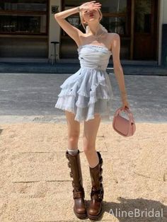 Elegant Strapless A-line Short Mini Homecoming Dress, HD3186 1. Material:tulle,pognee.2. Color: it can be in custom color, please contact us and tell us dress number, then we will send you more colors to choose.3, Size: can do both standard size and custom size. If you need do custom sized dresses, please send us following measurements or leave a note when place an order.bust______ cm/inchwaist______cm/inchhip:_______cm/inchdress length:_______cm/inchshoulder to shoulder :_______cm/inch (measured from back of shoulder)shoulder to bust :_______cm/inch (measured from middle shoulder to nipple)shoulder to waist :_______cm/inch (measured from middle of shoulder to natural waist)shoulder to floor with shoes on :_______cm/inch (length from middle of shoulder over nipple to floor with shoes on)ni Spring Strapless Tulle Mini Dress, Spring Strapless Mini Tulle Dress, Spring Tulle Strapless Mini Dress, Spring Mini Tulle Strapless Dress, Summer Strapless Tulle Dress With Ruffles, Summer Ruffled Tulle Strapless Dress, Floral Party Dress, Kpop Concert Outfit, Mini Homecoming Dresses