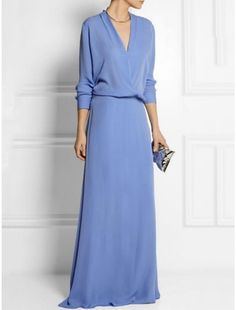 Sheath / Column Mother of the Bride Dress Wedding Guest Elegant Simple V Neck Sweep / Brush Train Chiffon Long Sleeve with Solid Color Michelle Mason, Dress Wedding Guest, Long Skirts, Mother Of The Bride Dress, Chiffon Long Sleeve, Celebrity Dresses, Dress Wedding, Mother Of The Bride Dresses, Guest Dresses