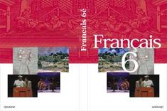 the front and back cover of francais 6 with pictures of people on it