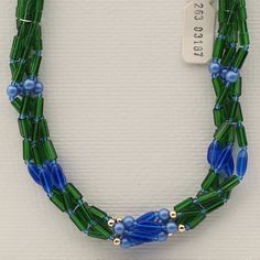 Vintage Czech 4 strand necklace blue green pearl glass beads Adjustable Blue-green Beaded Jewelry, Handmade Blue-green Beaded Necklaces, Green Double Strand Beaded Necklace, Blue-green Round Beads Jewelry For Gifts, Blue-green Round Beads Jewelry Gift, Green Double Strand Necklace With Colorful Beads, Blue Double Strand Pearl Necklace Gift, Green Double Strand Necklace With Faceted Beads, Blue Double Strand Pearl Necklace For Gift