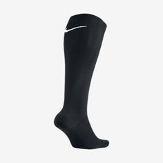 Nike Elite High-Intensity Knee-High Soccer Training Socks Sx5144-010 Functional Slip-resistant Gym Socks, Breathable Black Training Socks, Black Breathable Training Socks, Breathable Black Socks For Training, Breathable Black Knee-high Socks, Breathable Knee-high Socks For Training, Black Breathable Knee-high Socks, Nike Anti-odor Socks For Sports, Nike Anti-odor Sports Socks