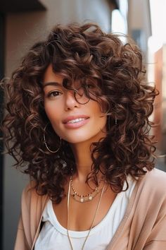 60 Perm hairstyles For Women For All Face Shapes Curly Hair Trends 2024, Short Hair Perm Women, Long Permed Hair, Trendy Curly Haircuts, New Curly Hairstyles, Perms For Short Hair, Curly Hair With Highlights, Different Types Of Perms, Hair Chop