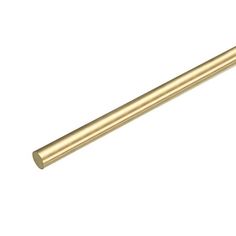 a gold colored metal tube on a white background